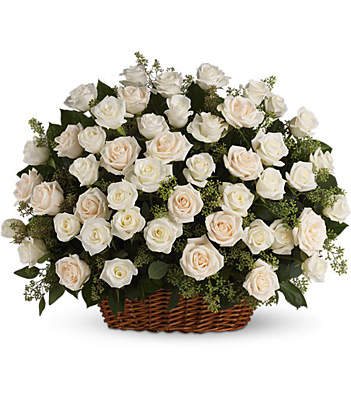 Bountiful Rose Basket from Scott's House of Flowers in Lawton, OK